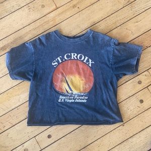St. CROIX crop tee